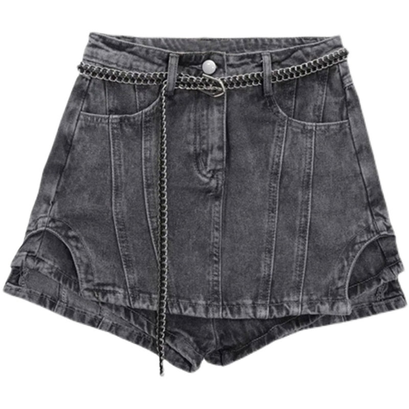 Women's Denim Pantskirt