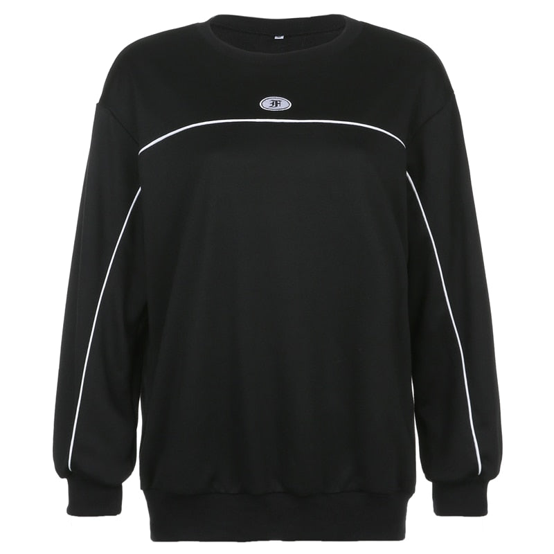 Casual Women's Retro Crewneck