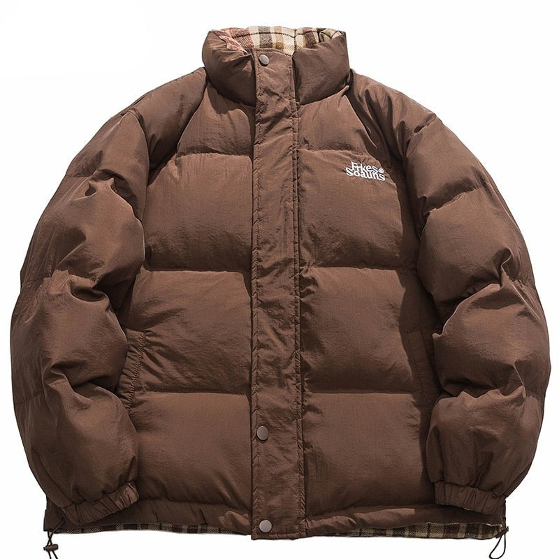 REVERSIBLE Retro Plaid Jacket/Windbreaker