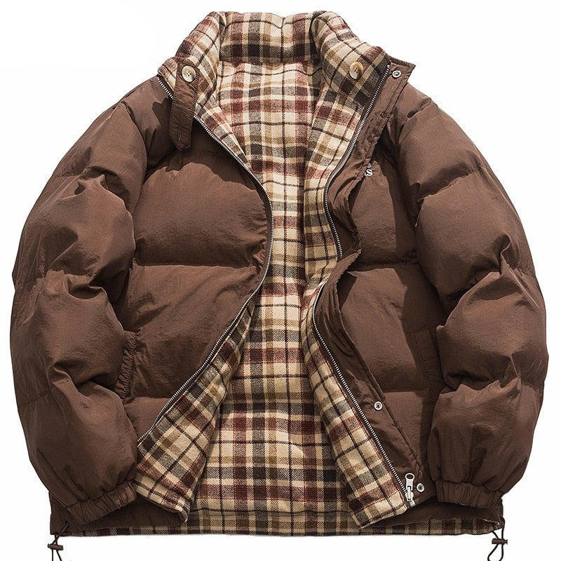 REVERSIBLE Retro Plaid Jacket/Windbreaker