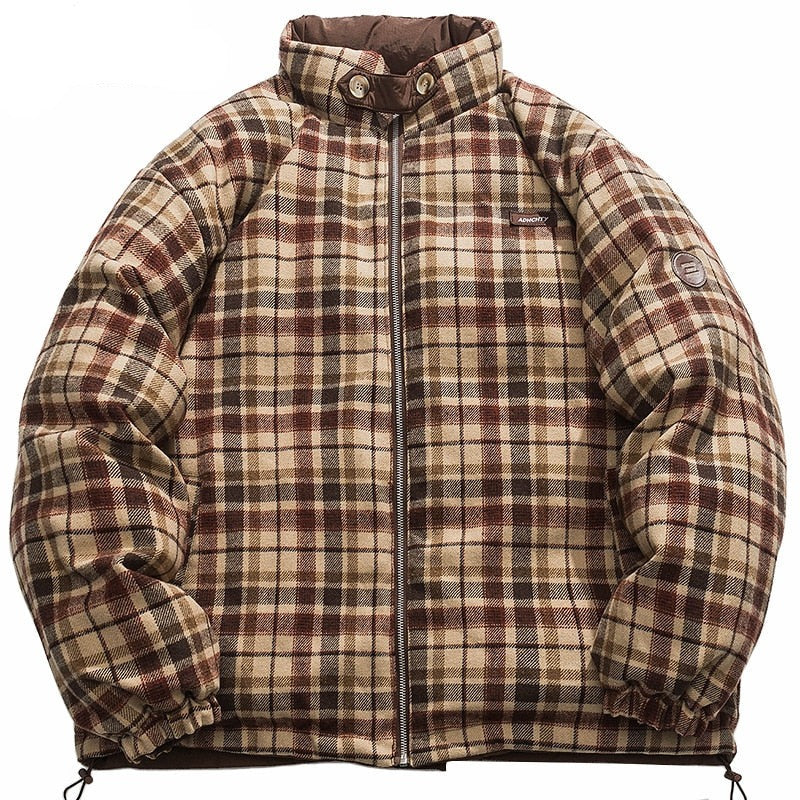 REVERSIBLE Retro Plaid Jacket/Windbreaker