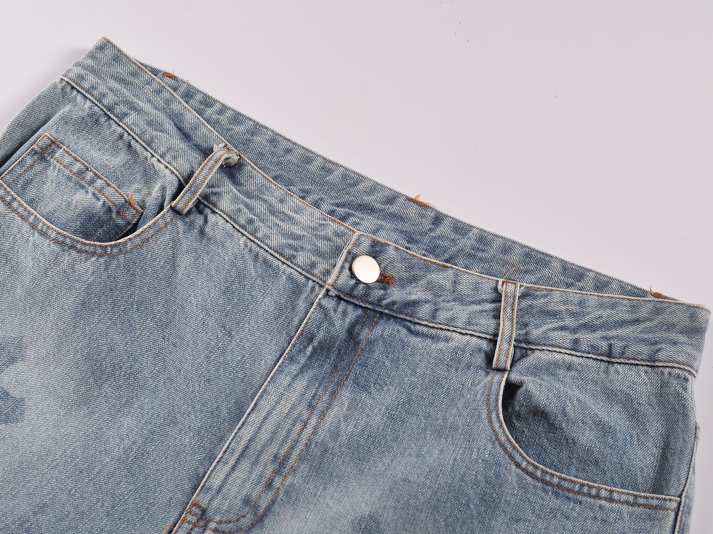 Baggy Flame Print Jeans