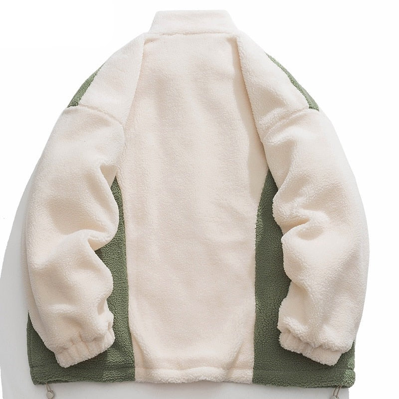 Y2K Fleece Stars Space Jacket