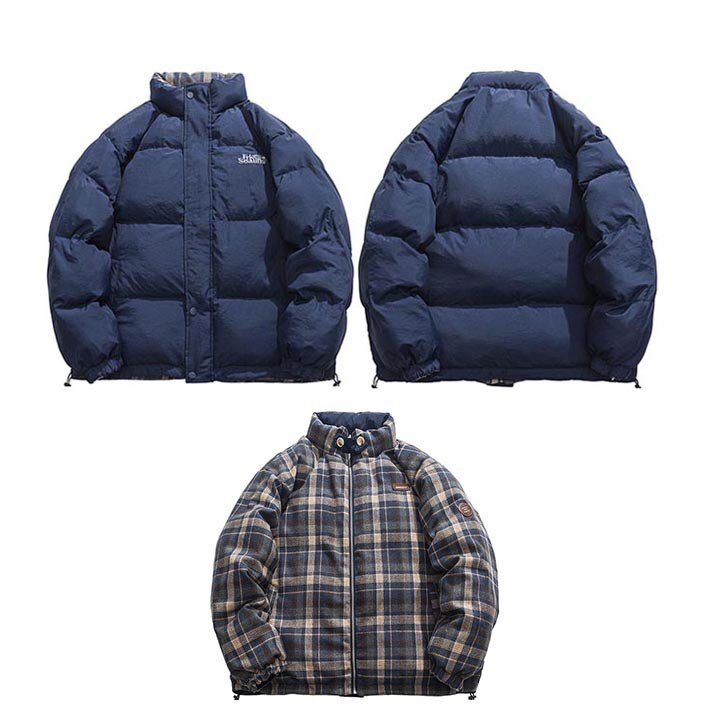REVERSIBLE Retro Plaid Jacket/Windbreaker