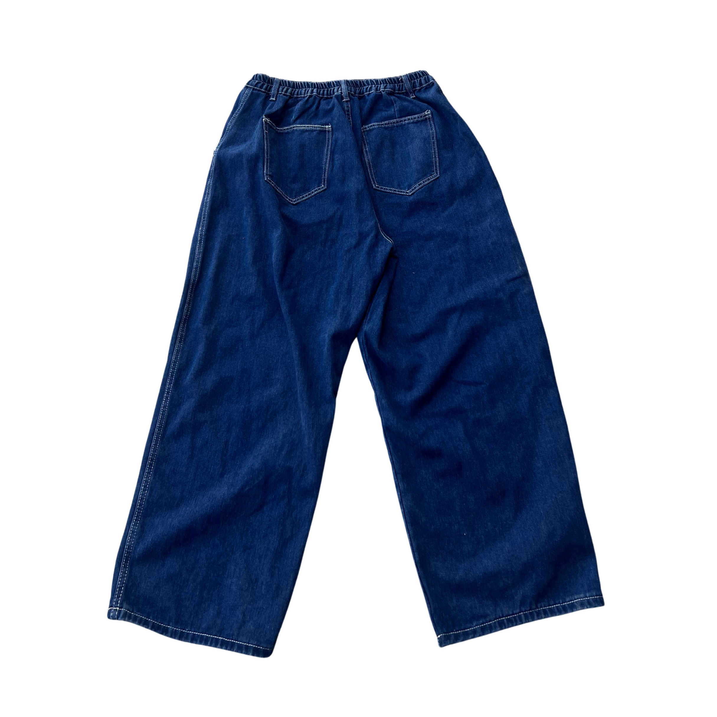 'Throwback ' Baggy Navy Denim Jeans