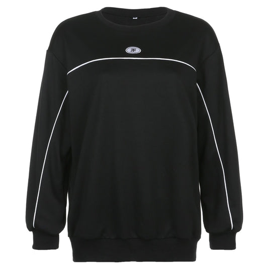 Casual Women's Retro Crewneck