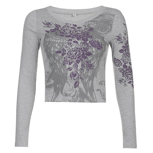 ANGELIC y2k Crop Top